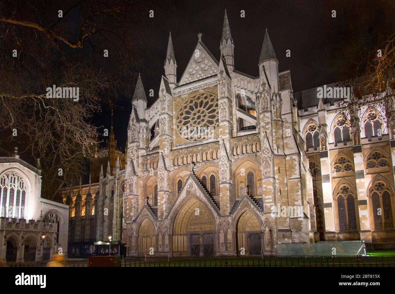 Westminster Cathedral by night, London England UK Stock Photo