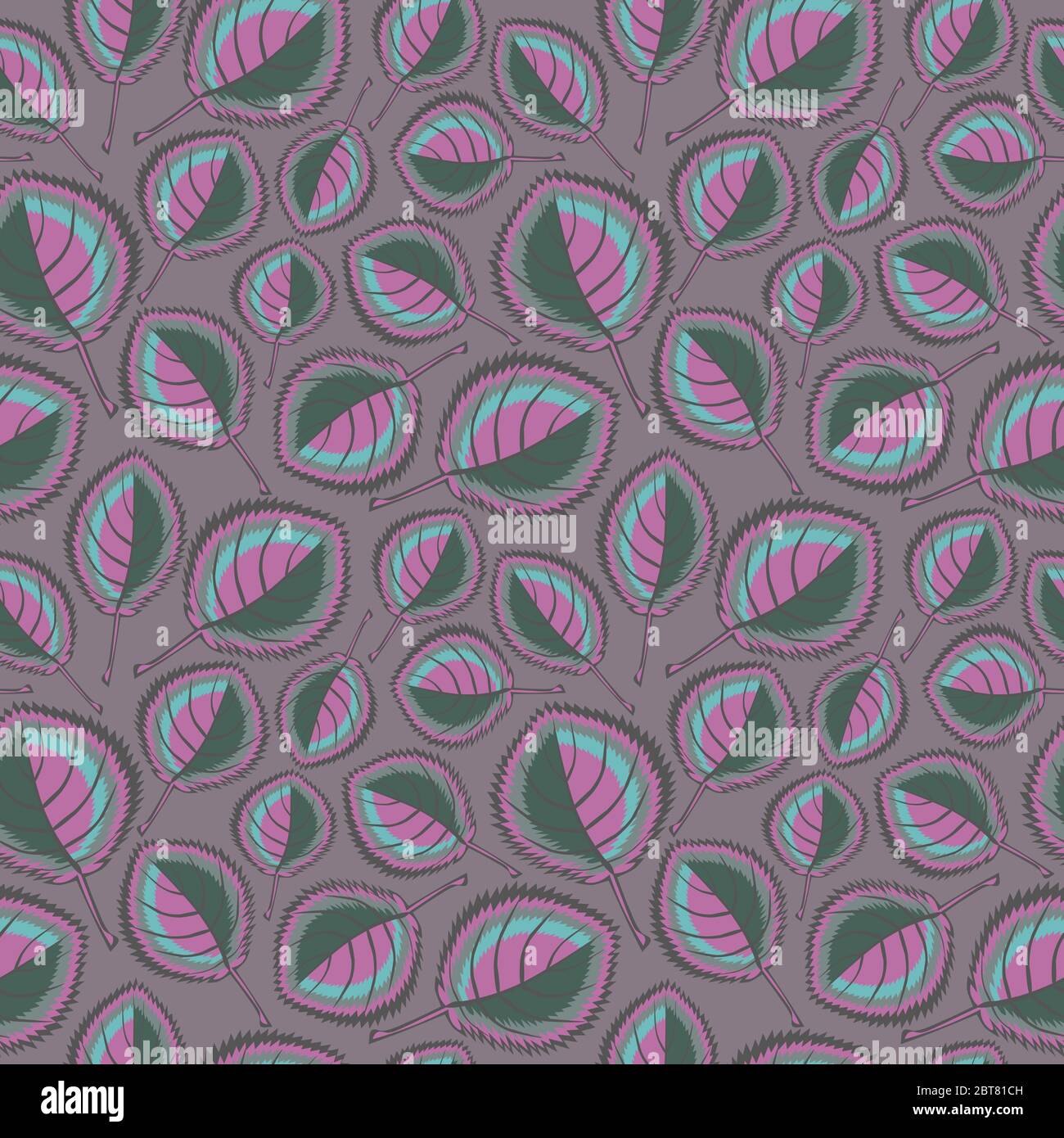 Square, seamless pattern, leaf pattern. Background for site or blog ...