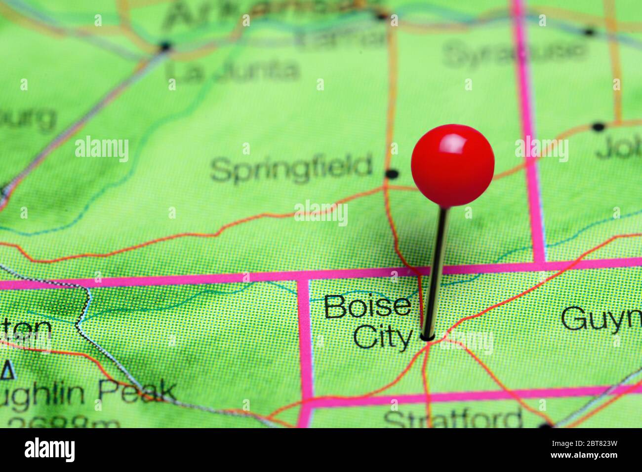 Map of boise city hires stock photography and images Alamy