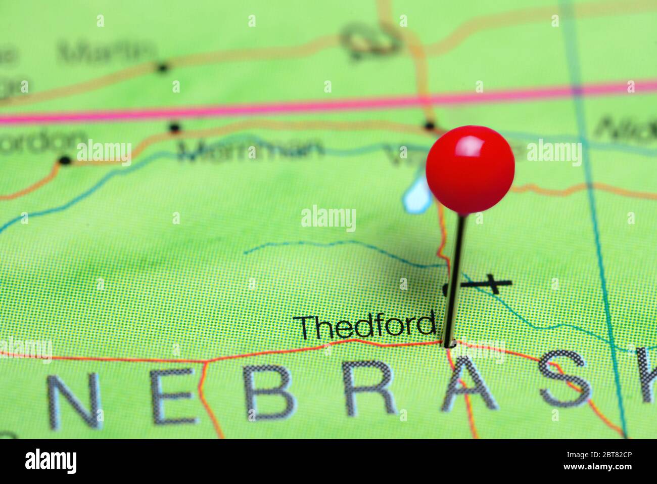 Thedford nebraska map hires stock photography and images Alamy