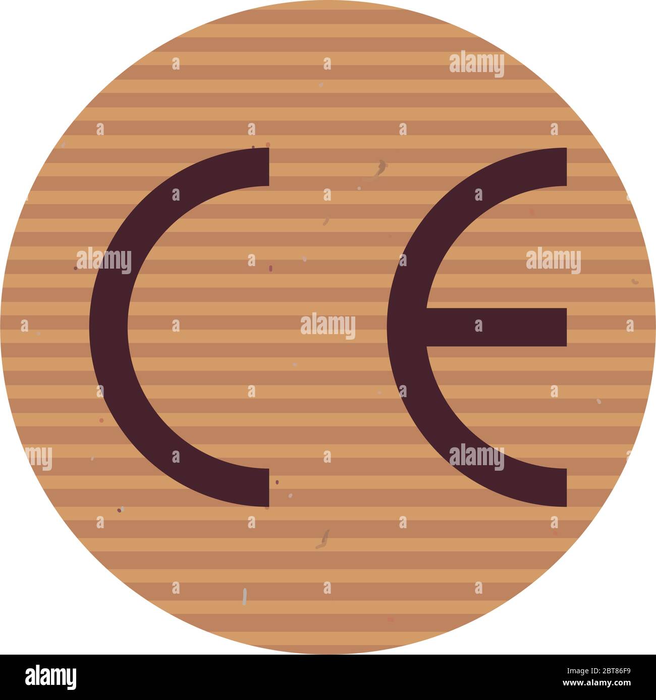 ce marking line style icon design, Cardboard delivery logistics