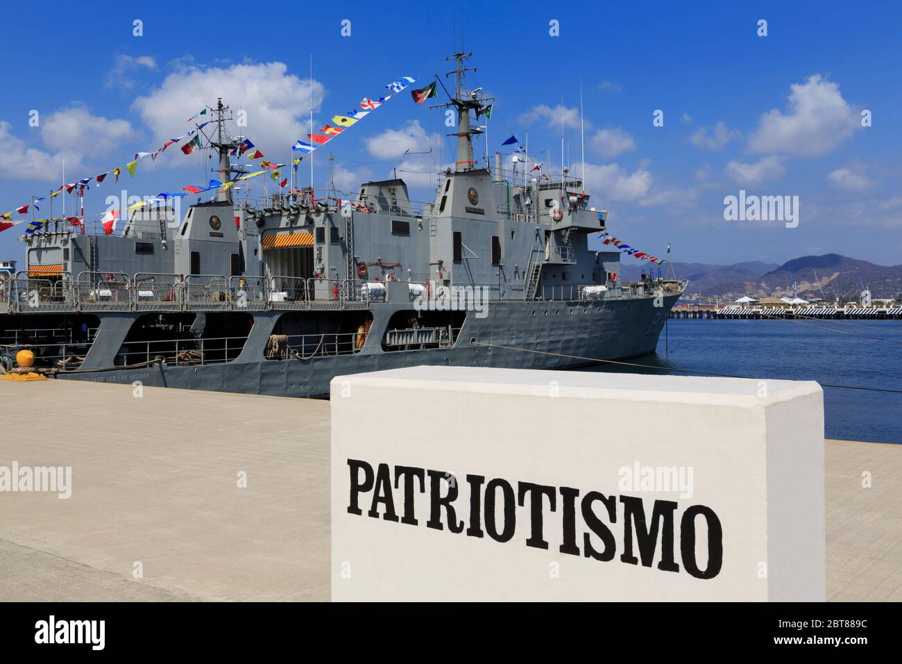 Naval Base, Manzanillo City, Colima State, Mexico Stock Photo - Alamy