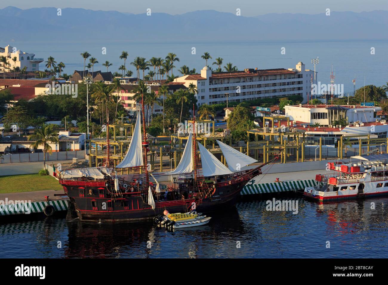 Pirate Ship, Marina District, Puerto Vallarta, Jalisco State, Mexico