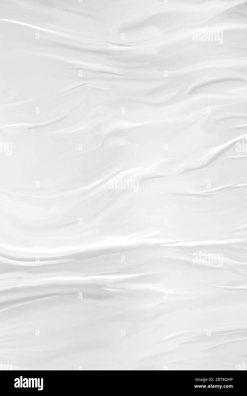 glued wall white poster paper with air pockets and bumpy uneven ...