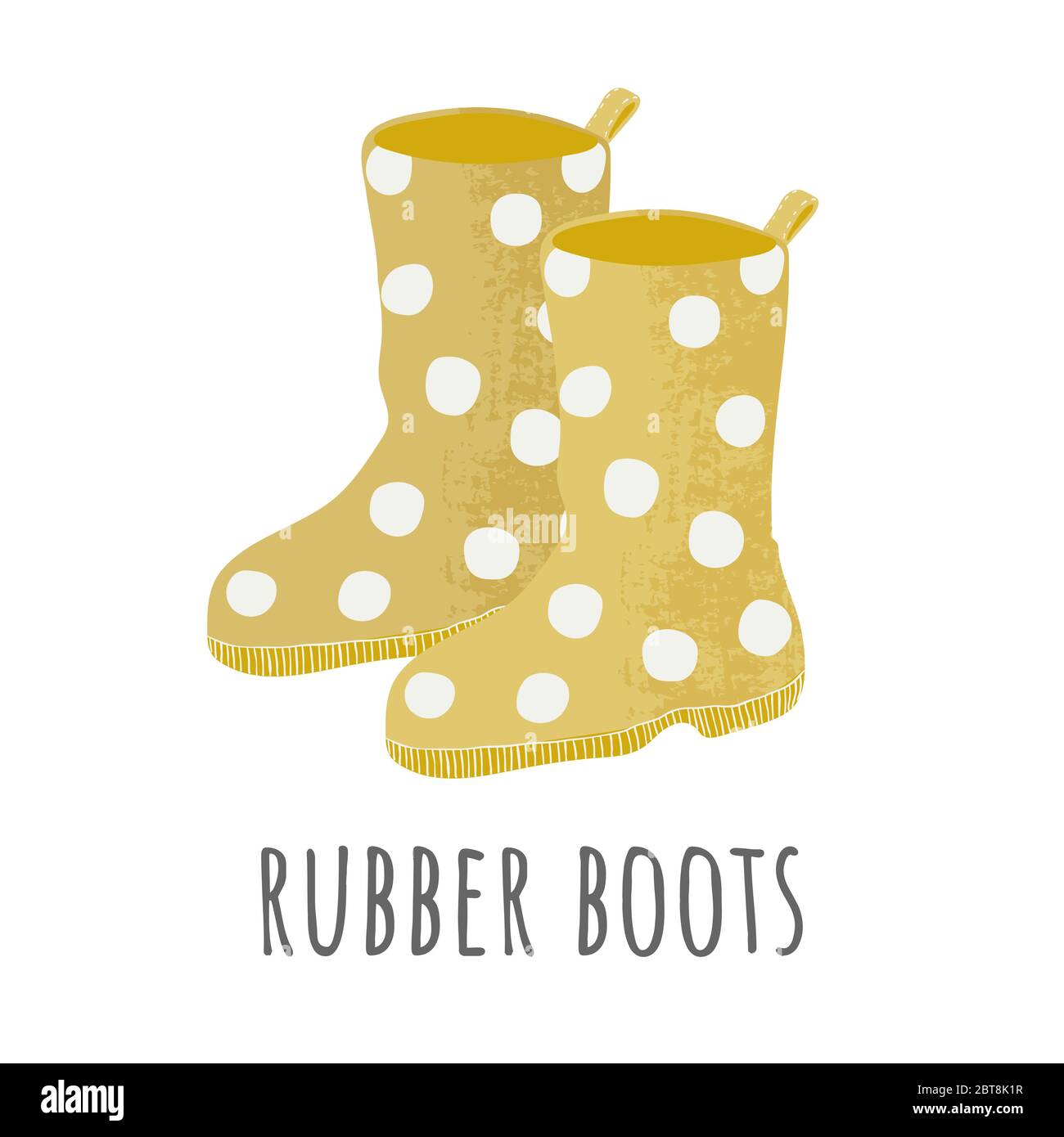 yellow rain boots clipart