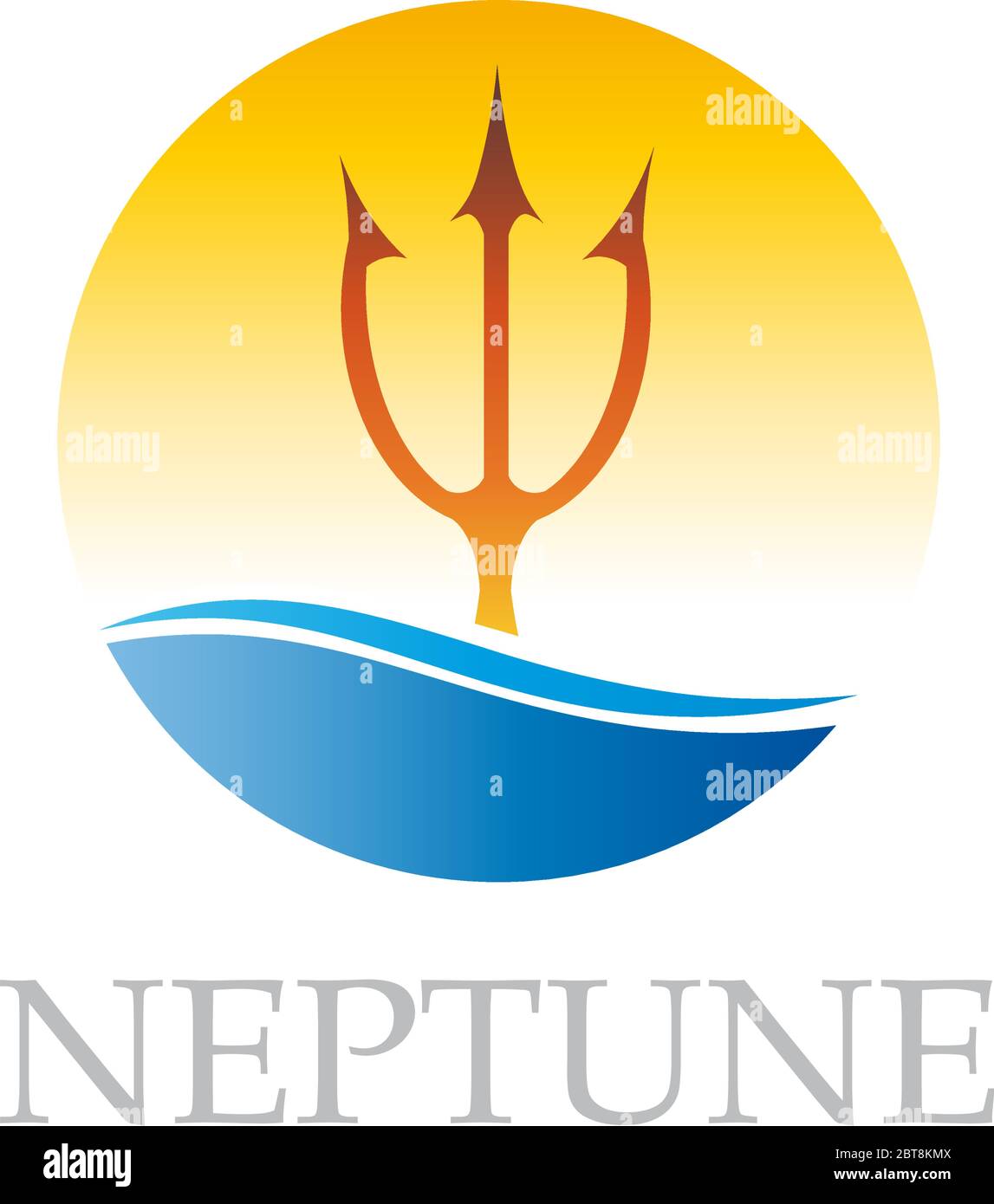 Vector sign Neptune in the sea Stock Vector Image & Art Alamy