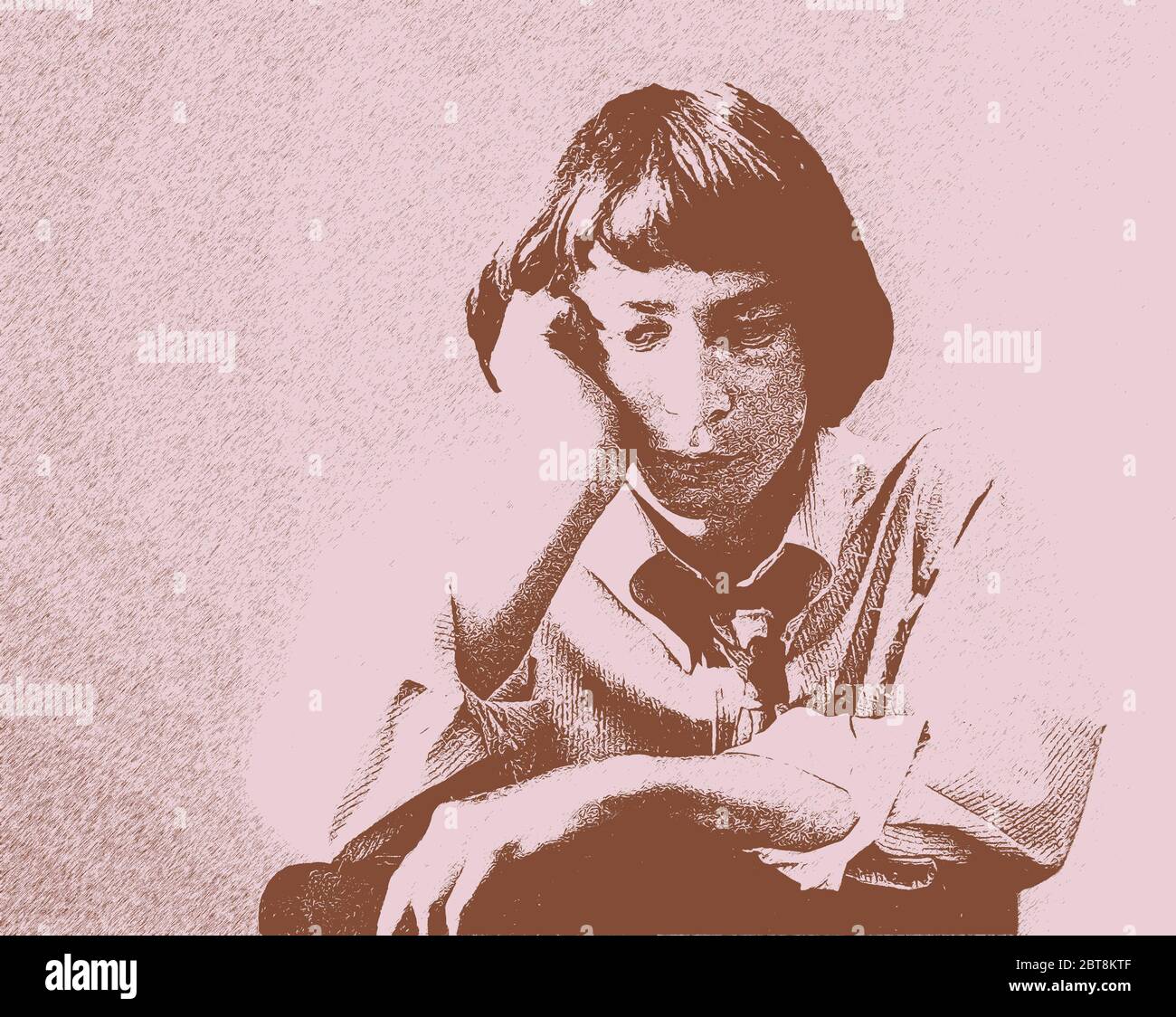 Photo Illustration Teenage Angst And Depression Stock Photo Alamy