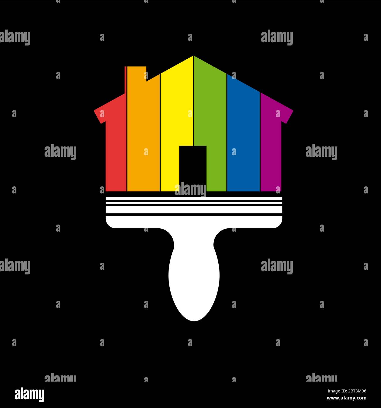 Vector sign house painting Stock Vector Image & Art Alamy