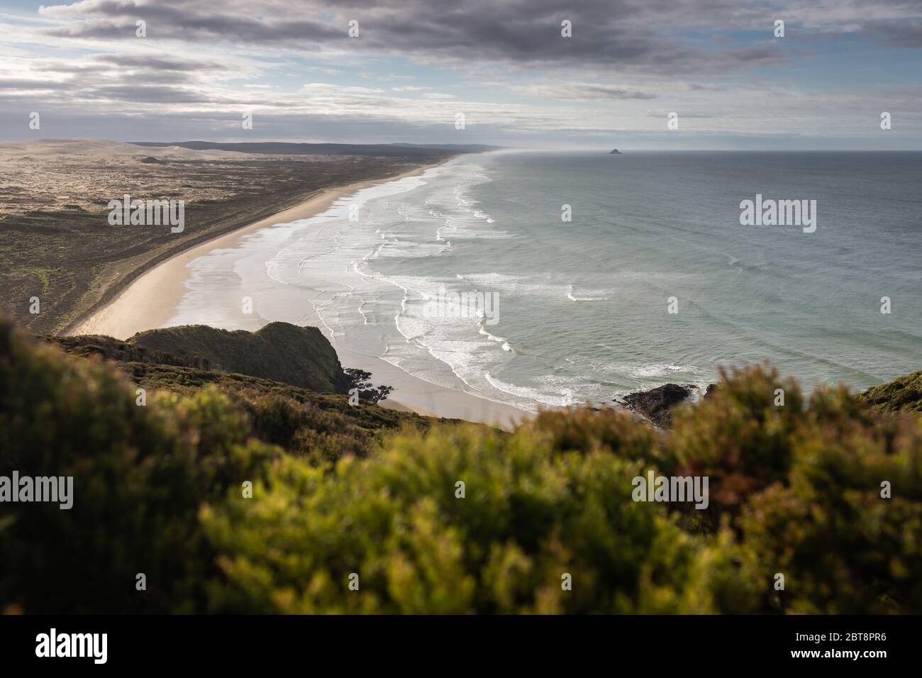 90 mile beach, New Zealand, October 2019 Stock Photo