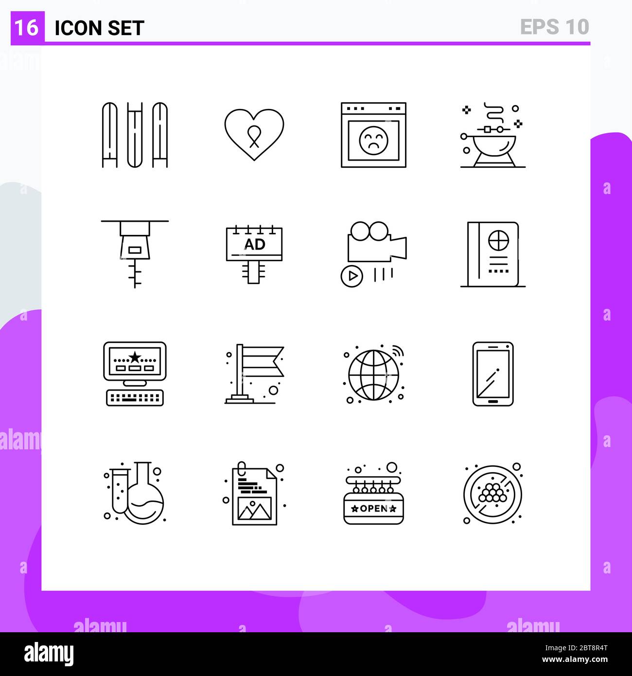 Grill error Stock Vector Images Alamy