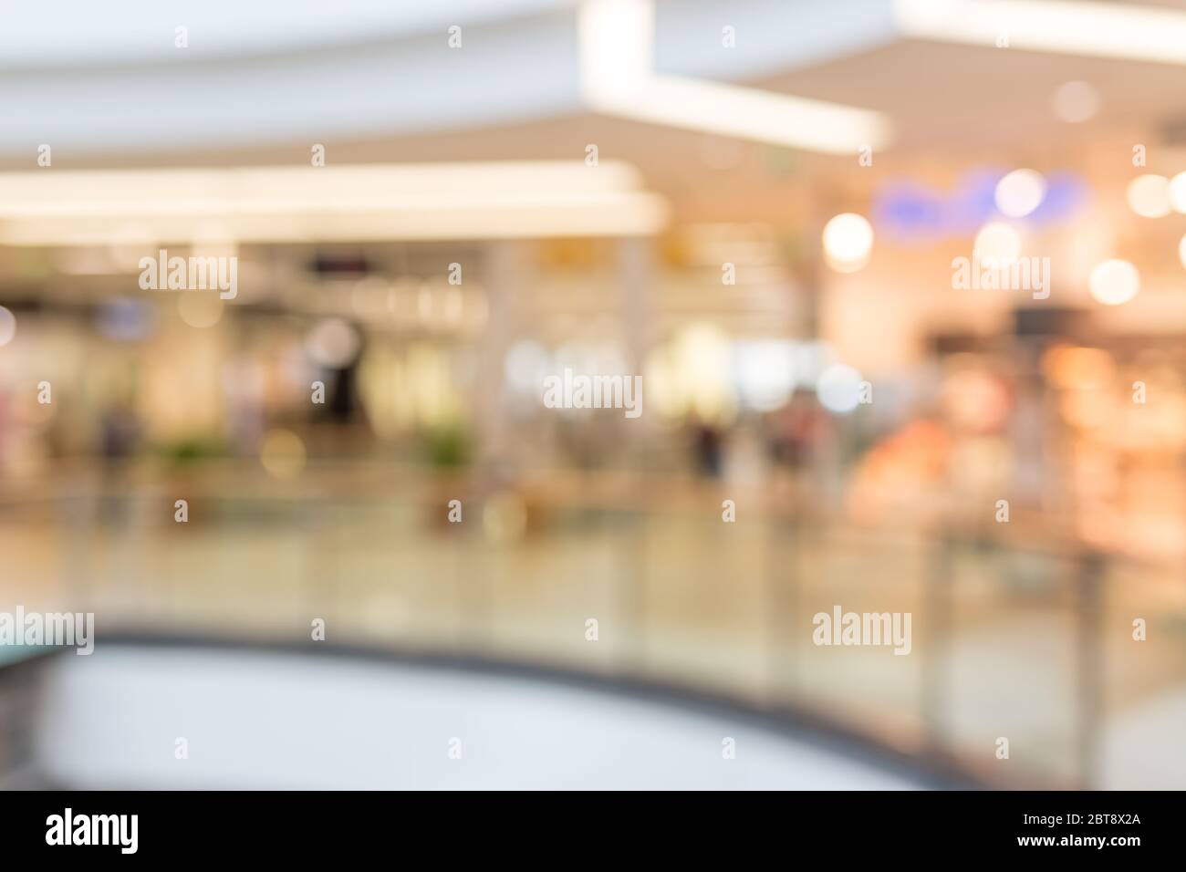 Abstract blurred of department store or shopping center mall blurred background use Stock Photo