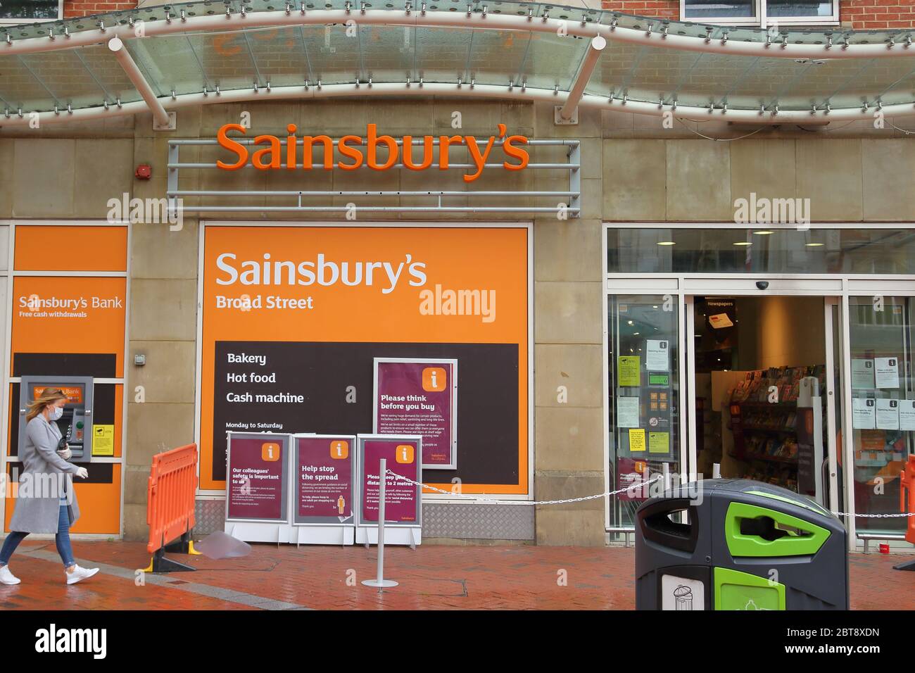 Sainsburys in Broad Street, Reading, UK Stock Photo Alamy