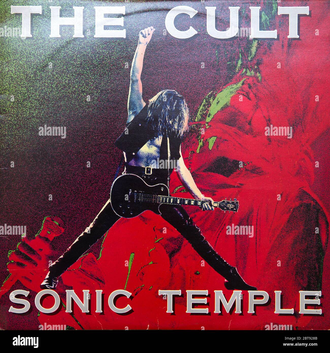 Cover of vinyl album Sonic Temple by The Cult. It is the fourth studio