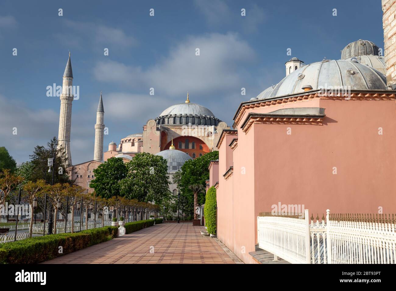Hagia Sophia Museum in Sultanahmet, Istanbul City, Turkey Stock Photo ...