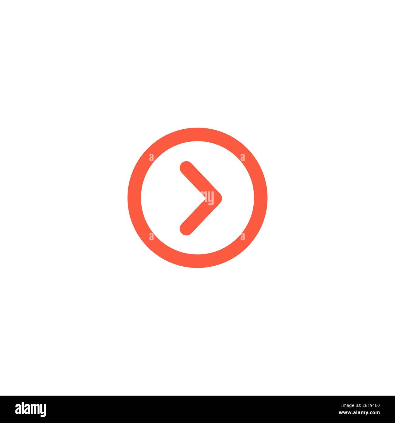 Arrow sign icon. Next button. Navigation symbol. Stock vector