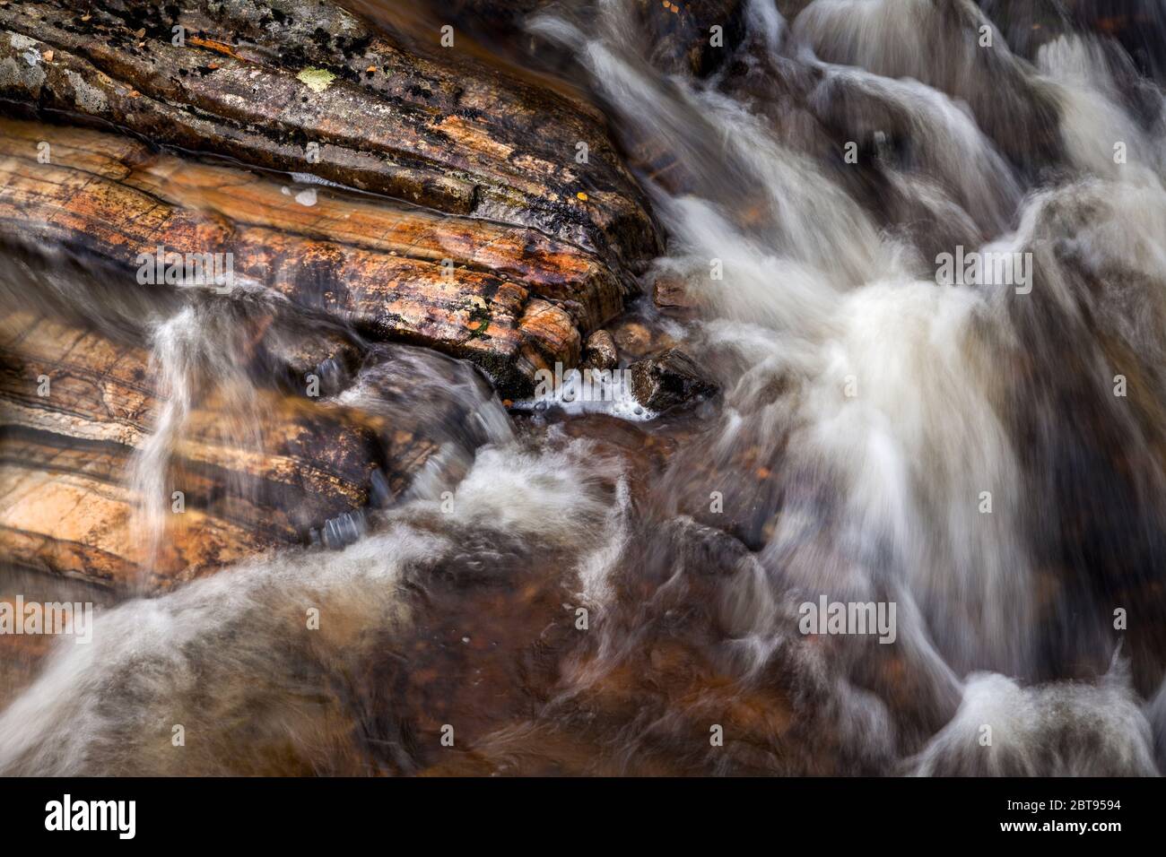 River Affric, Dog Falls, Glen Affric, Highlands, Scotland Stock Photo