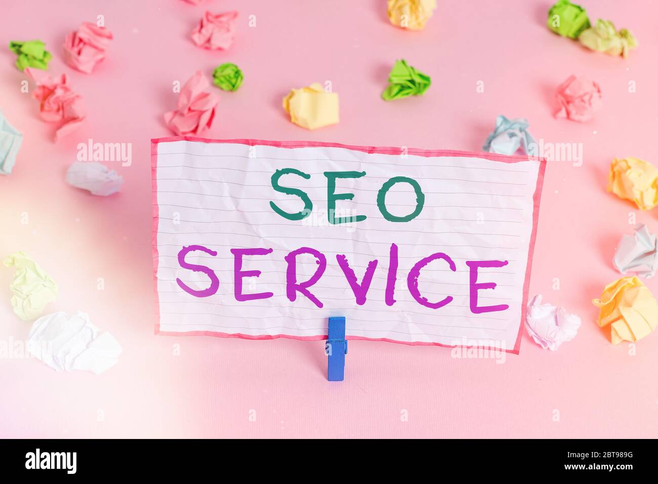Text sign showing seo service business photo text techniques and