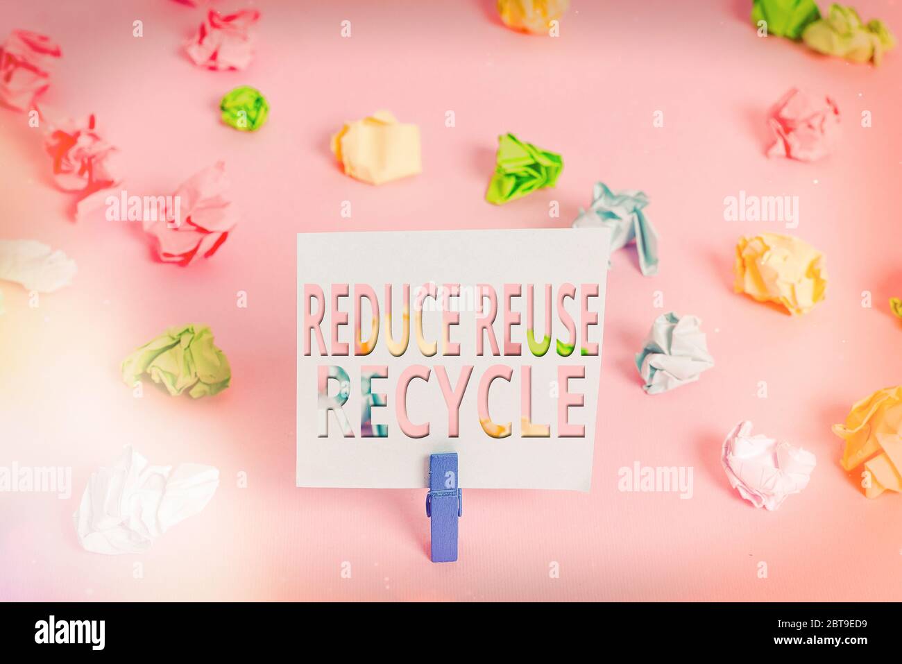 Word writing text Reduce Reuse Recycle. Business photo showcasing ...