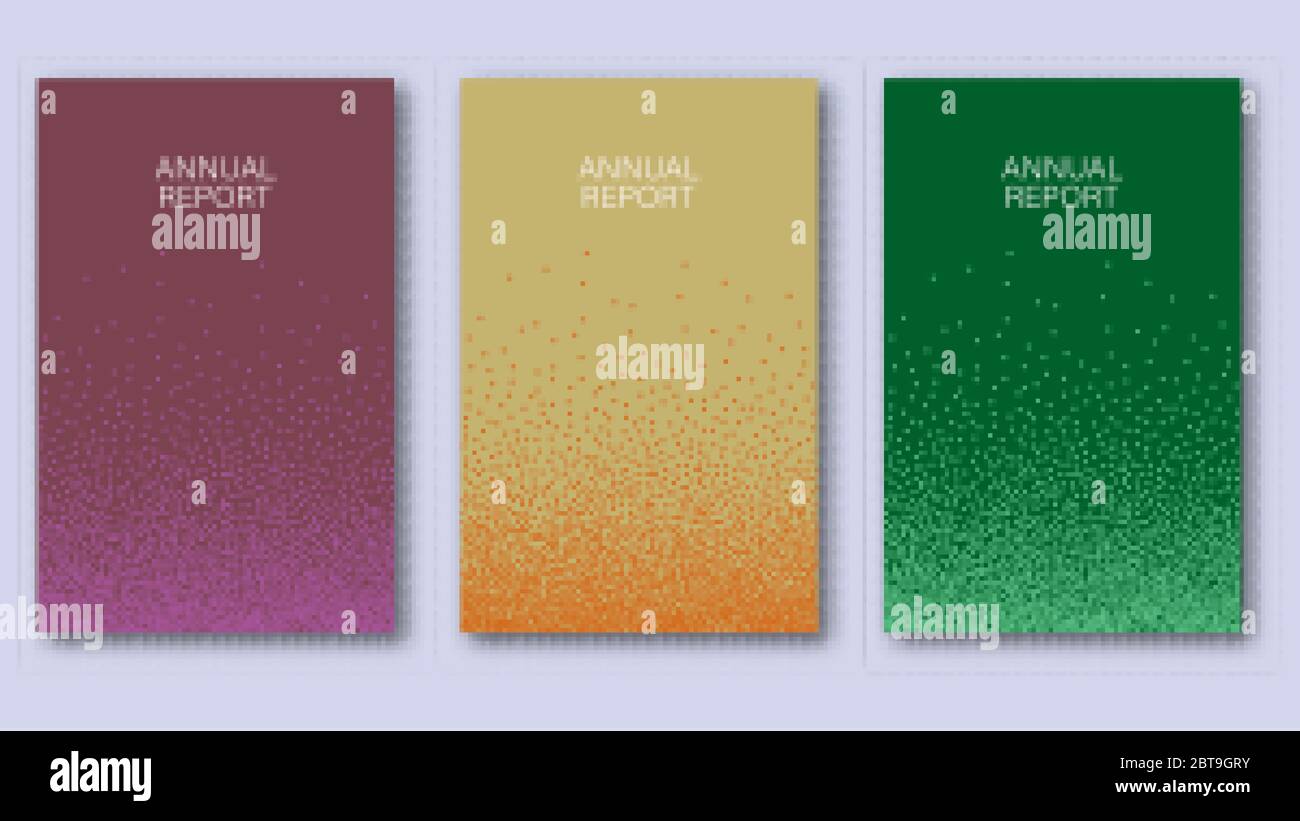 Minimal covers design. Colorful halftone gradients. Future geometric patterns. Eps10 vector. Stock Vector