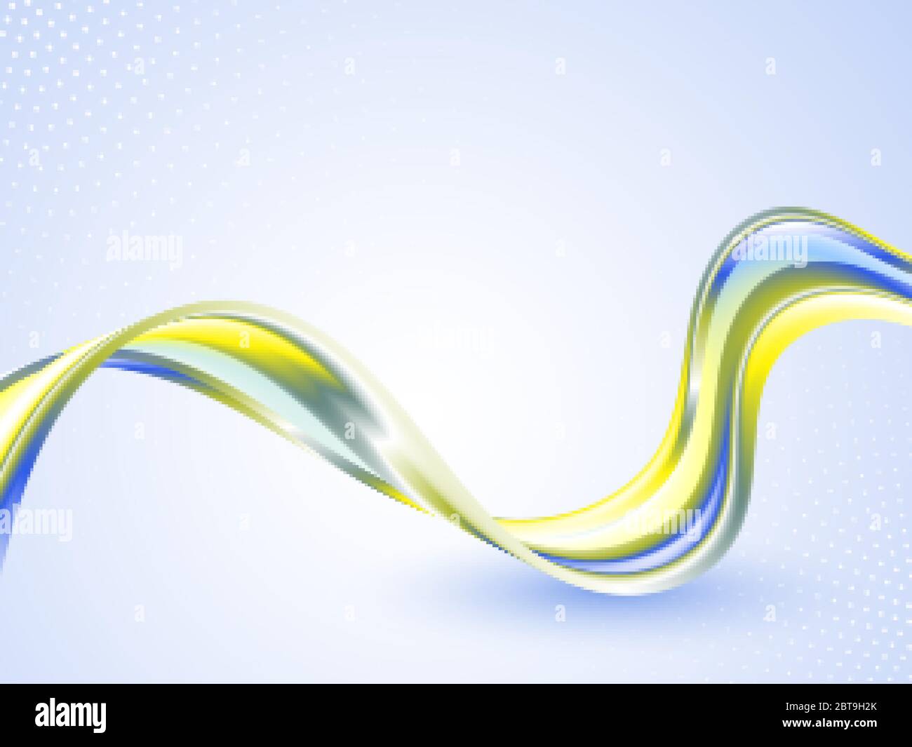 Abstract colorful background with wave, illustration, vector Stock Vector