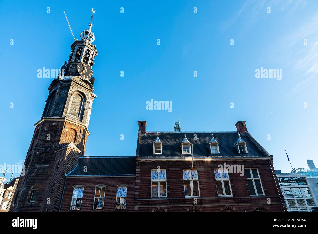 Carillon of the Munttoren (Mint Tower) or Munt in Muntplein square,  Amsterdam, Netherlands Stock Photo - Alamy