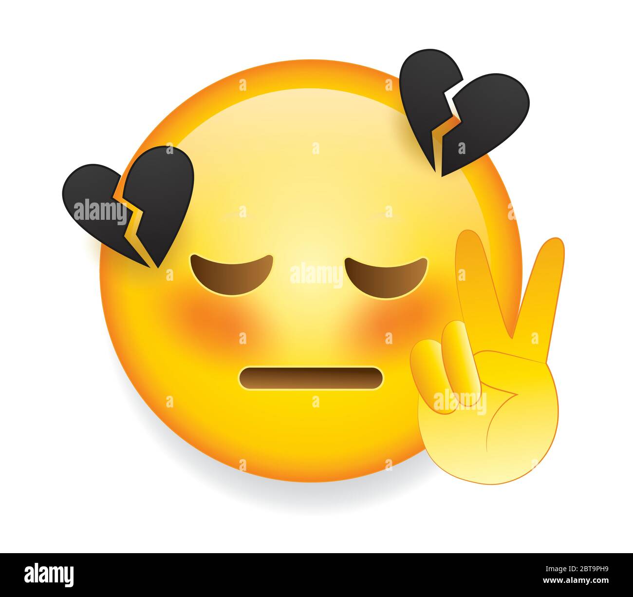 Emoticon sad Cut Out Stock Images & Pictures - Alamy
