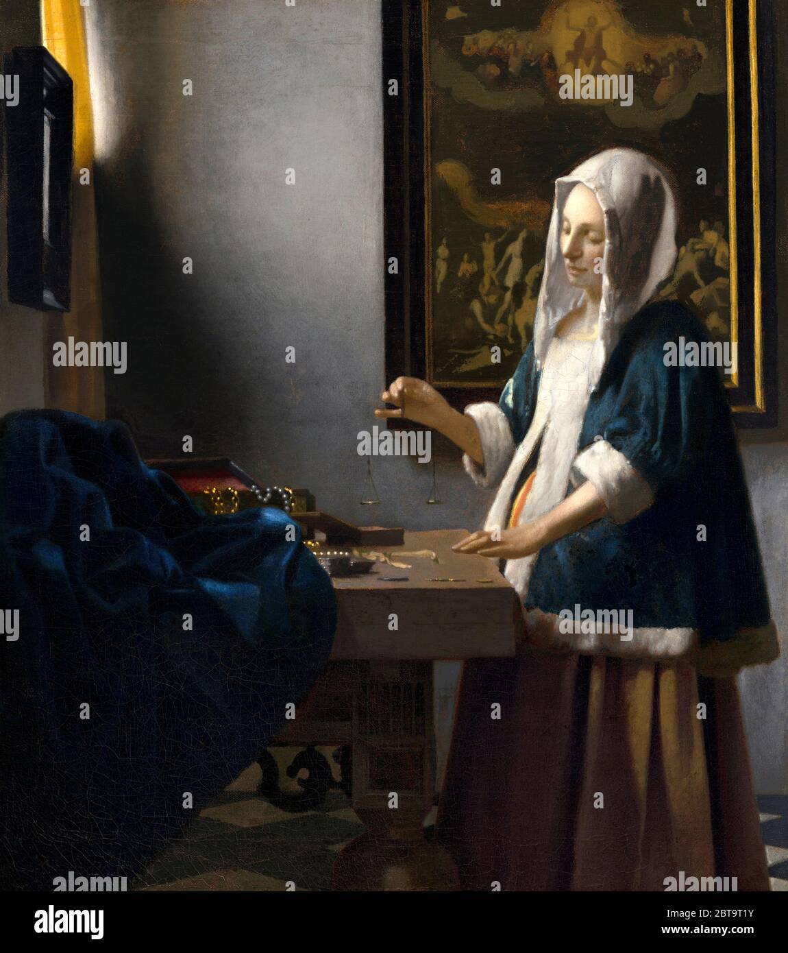 Johannes Vermeer (Dutch, 1632 1675), Woman Holding a Balance, c. 1664