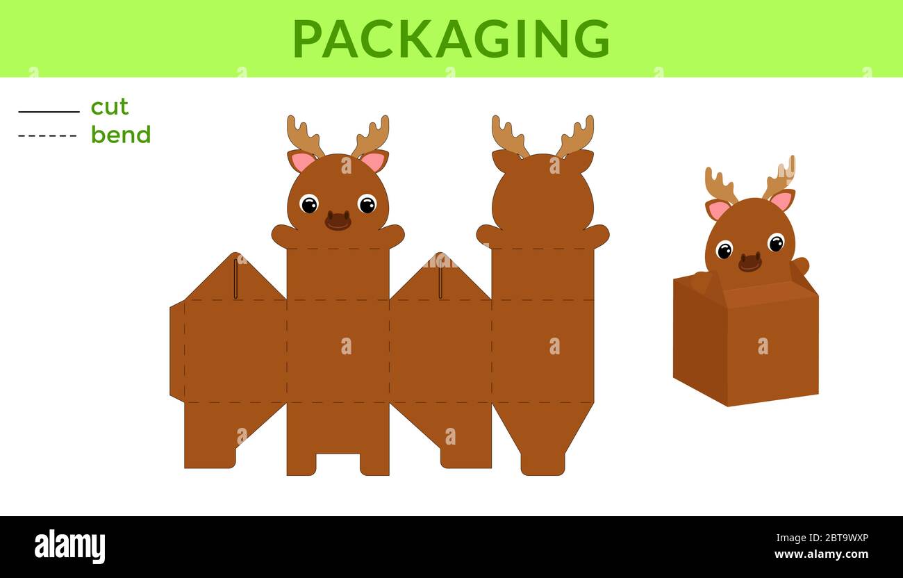 Adorable Diy Party Favor Box For Birthdays Baby Showers With Cute Moose For Sweets Candies Small Presents Printable Color Scheme Stock Vector Image Art Alamy Adorable Diy Party Favor Box For Birthdays Baby Showers With Cute Moose For Sweets Candies Small Presents Printable Color Scheme Stock Vector Image Art Alamy