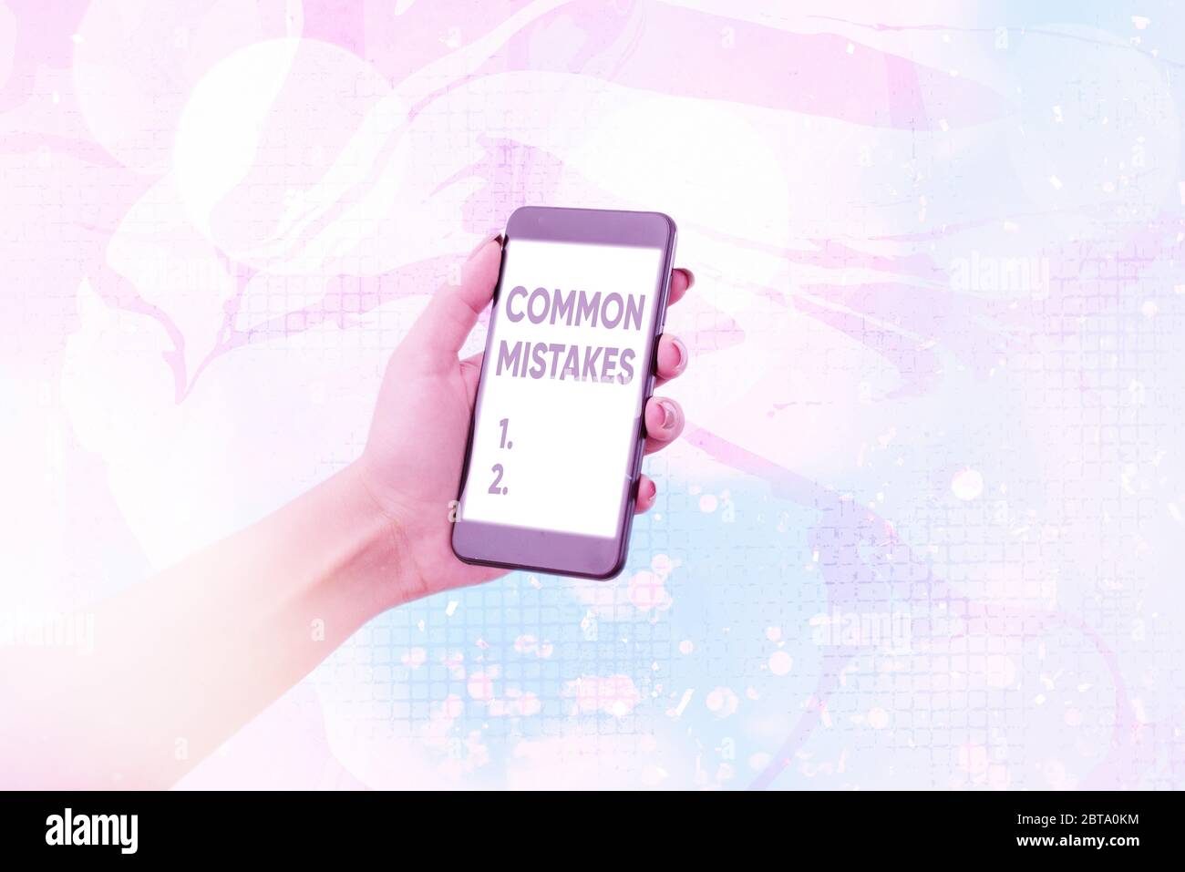 Text sign showing Common Mistakes. Business photo showcasing actions ...