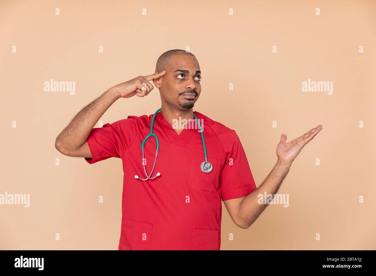 Wearing red uniform hi-res stock photography and images - Alamy