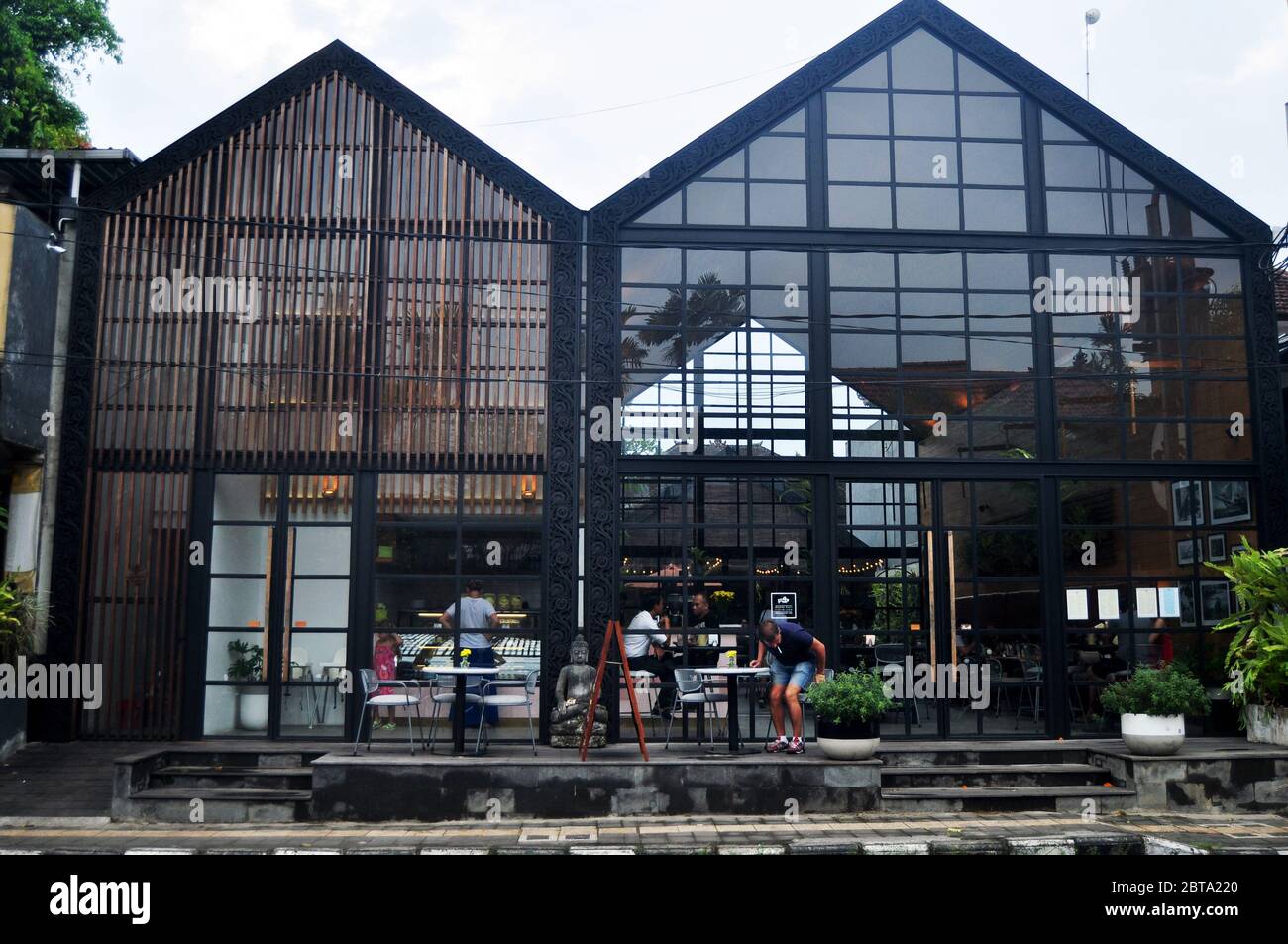 BALI, INDONESIA MARCH 23 Exterior building design and modern