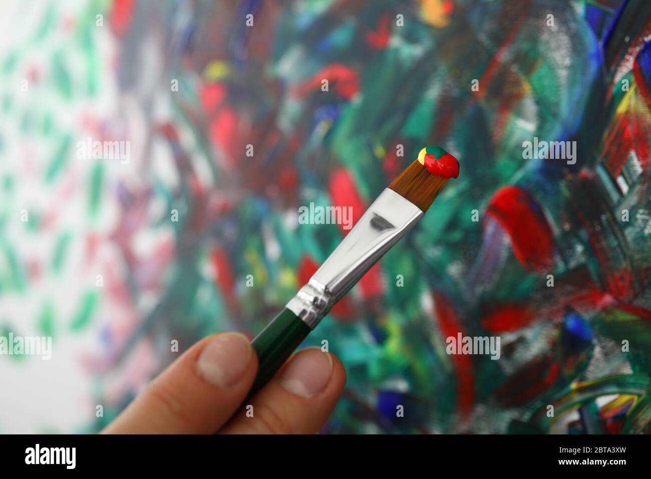 Finger painting hi-res stock photography and images - Alamy