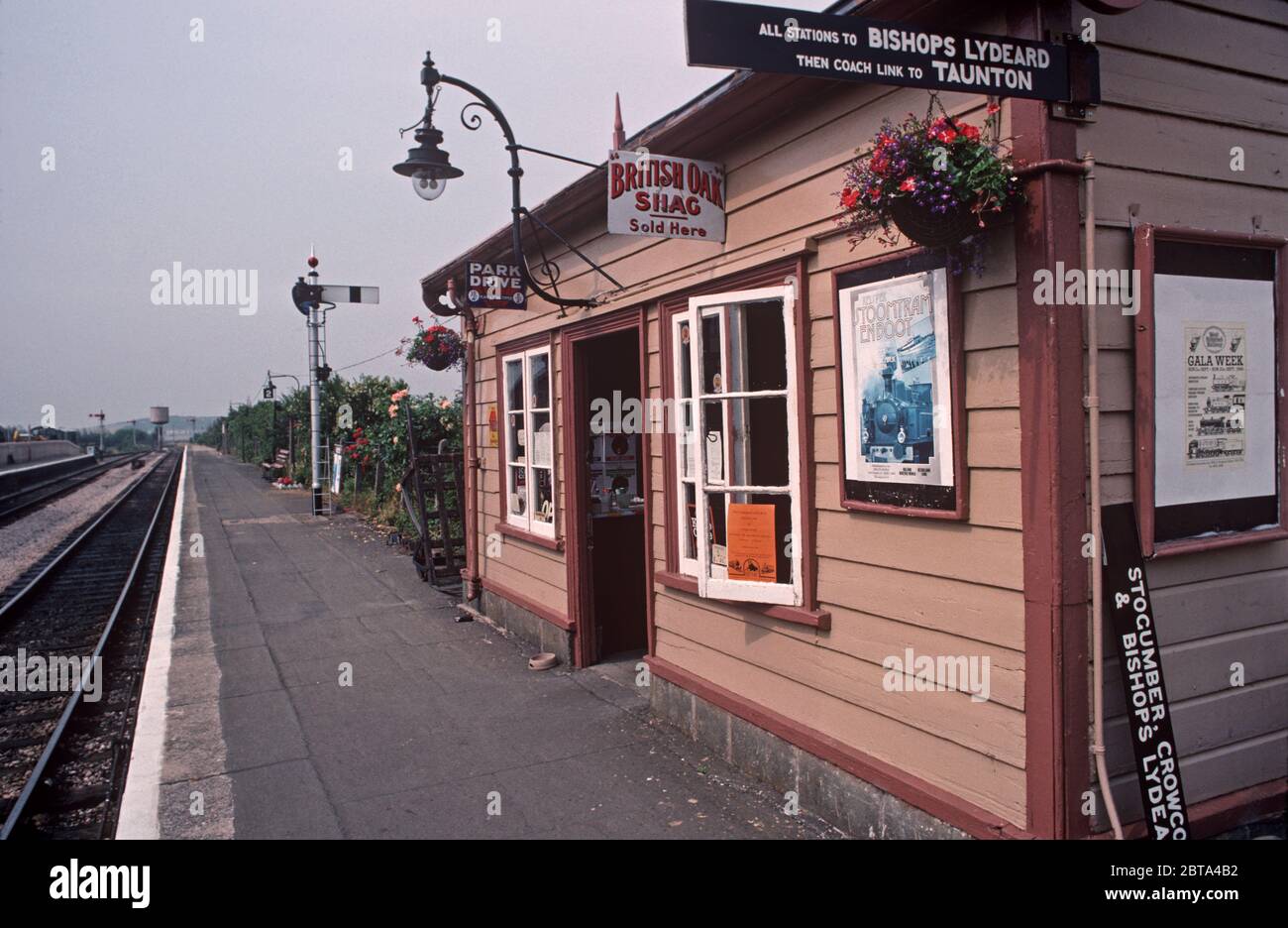 Williton Station on the West Somerset Heritage Railway, Somerset