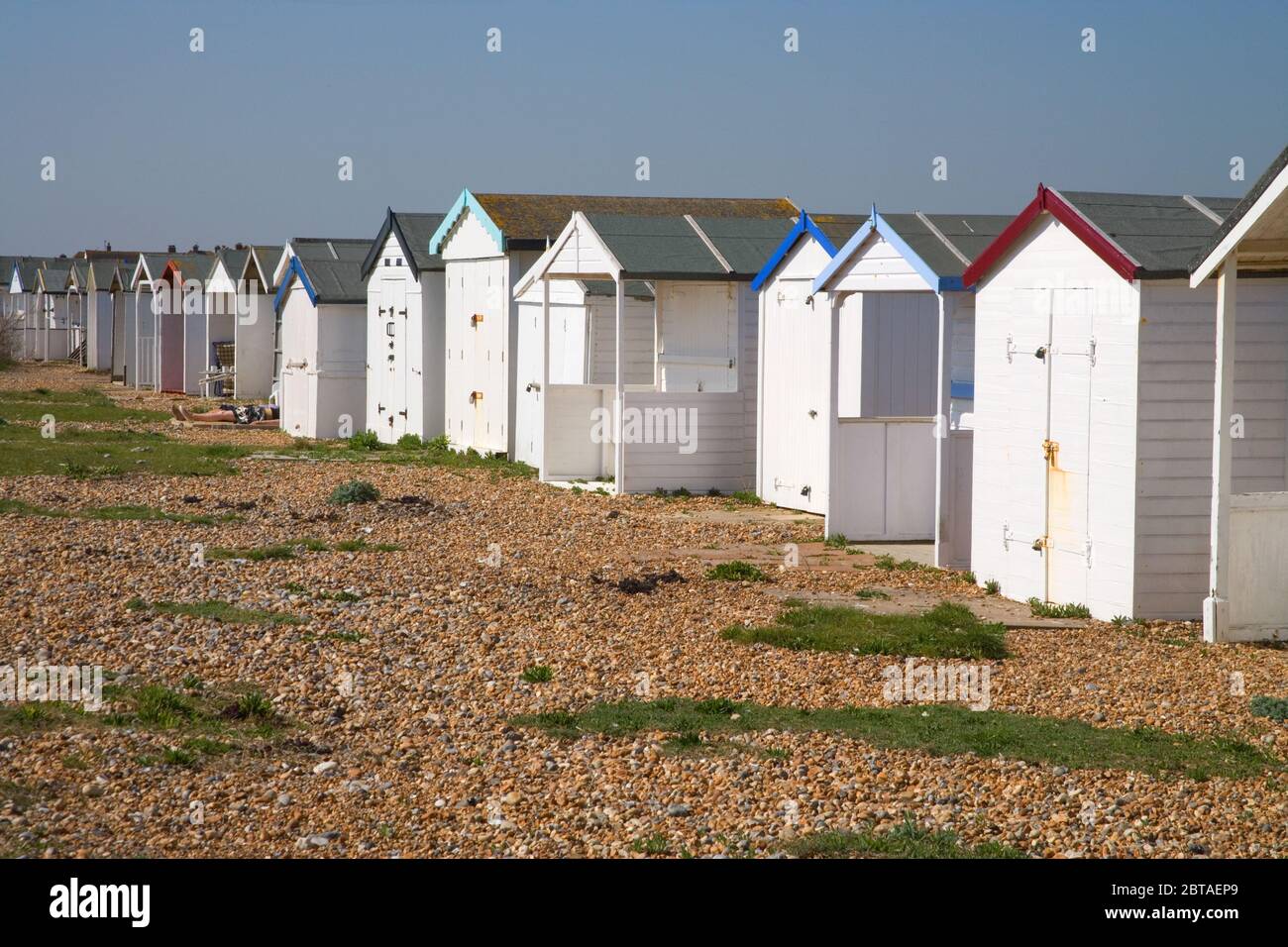 Shoreham beach huts hires stock photography and images Alamy