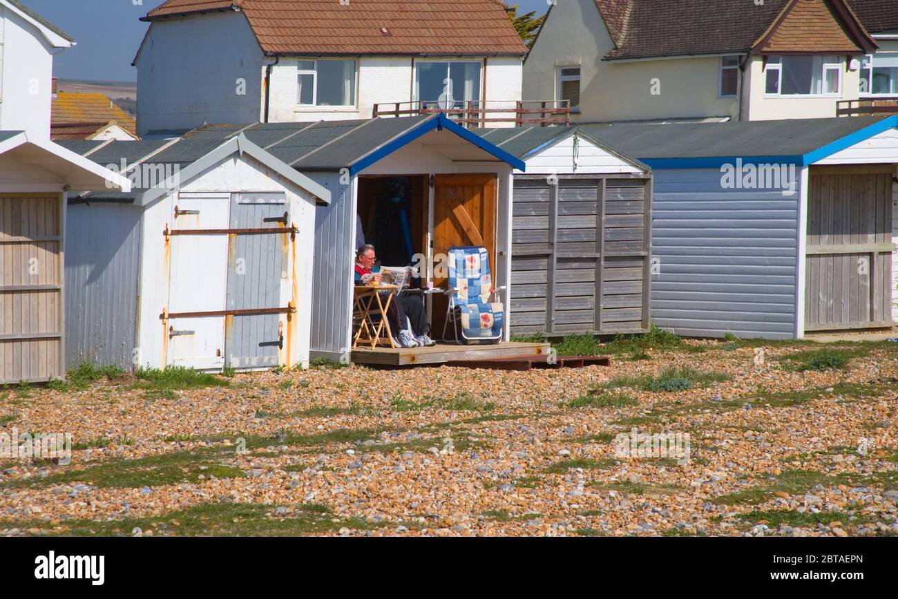 Shoreham beach huts hires stock photography and images Alamy