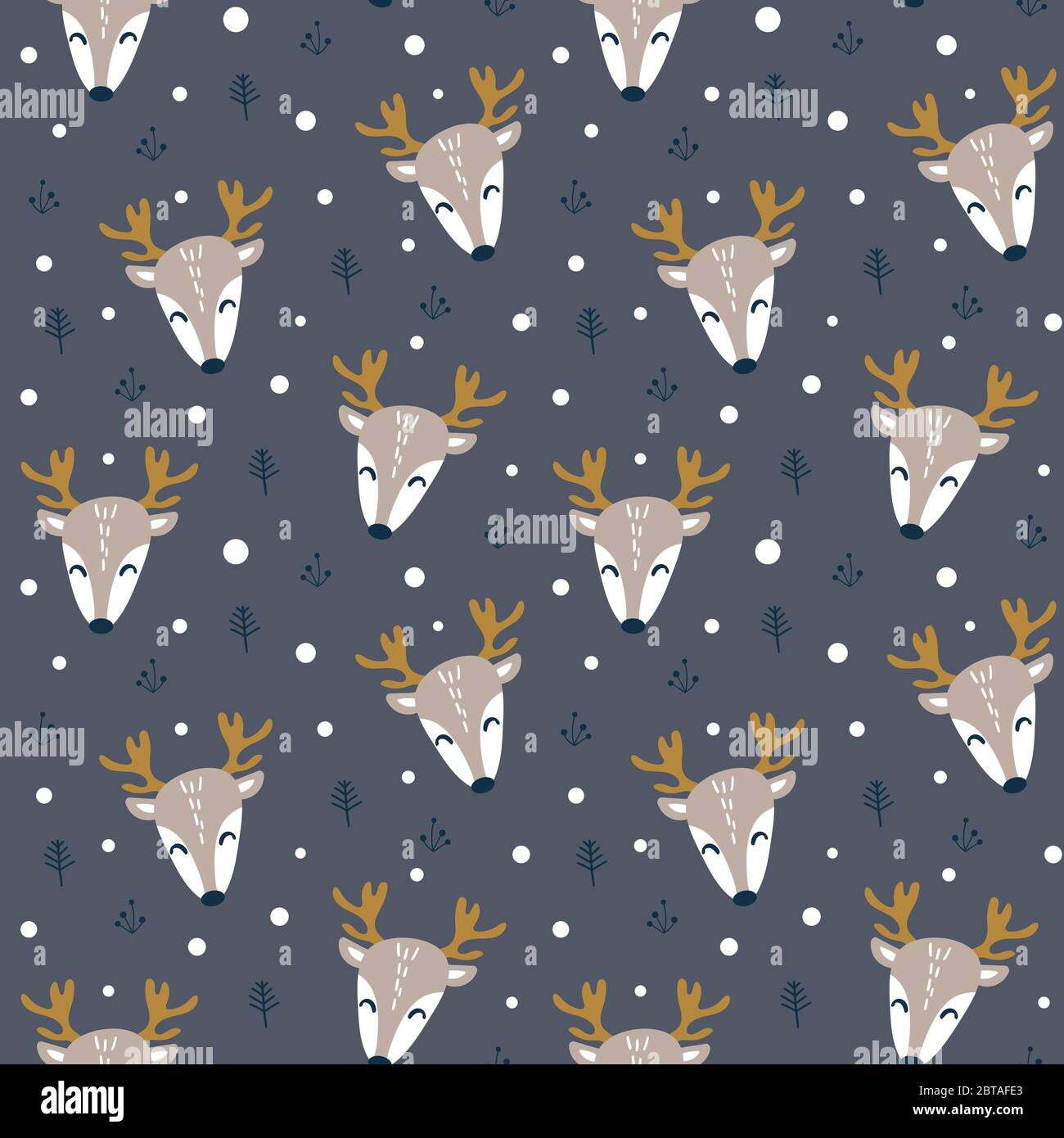 Cute Reindeer Stencil