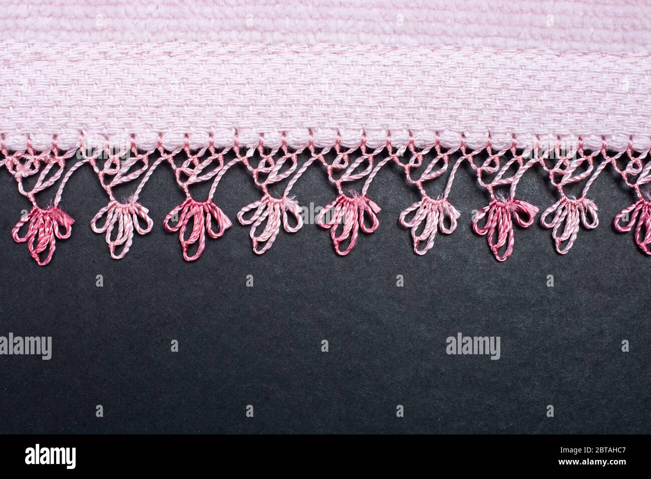 Turkish needle work embroidery Ornamental with lace patterns, details