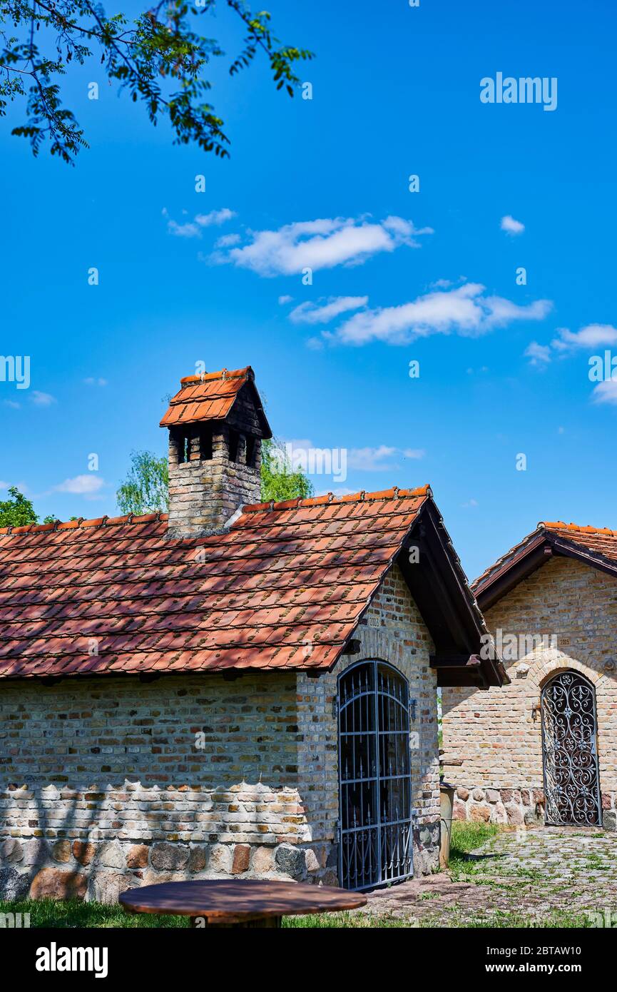 Details of an oldstyle bakehouse for baking sourdough bread in the