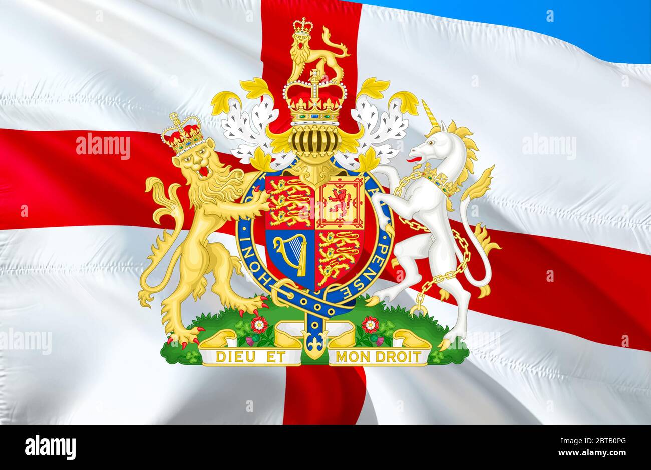 thumbnail image 2 of British Royal Coat Of Arms Cell Phone Sticker (2-Pack) – UK Flag, 1.25" X 1.42" 2 of 6
