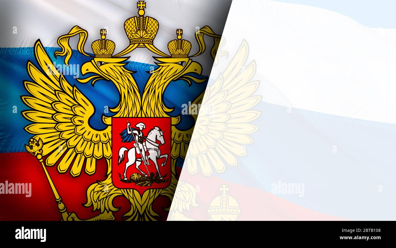 Russian flag and eagle hi-res stock photography and images - Alamy