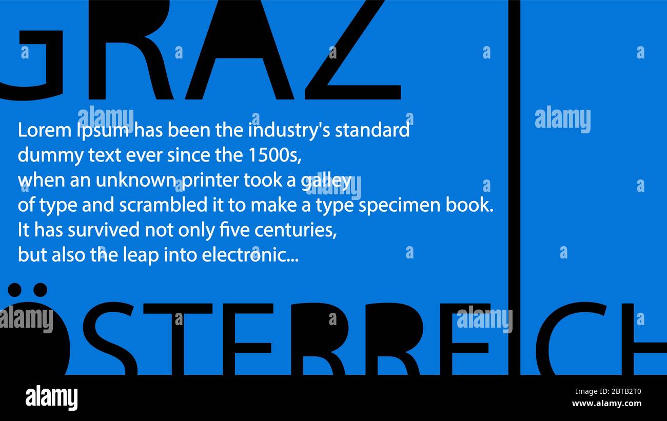 Graz Osterreich - the name of the Graz city and Austria country in ...