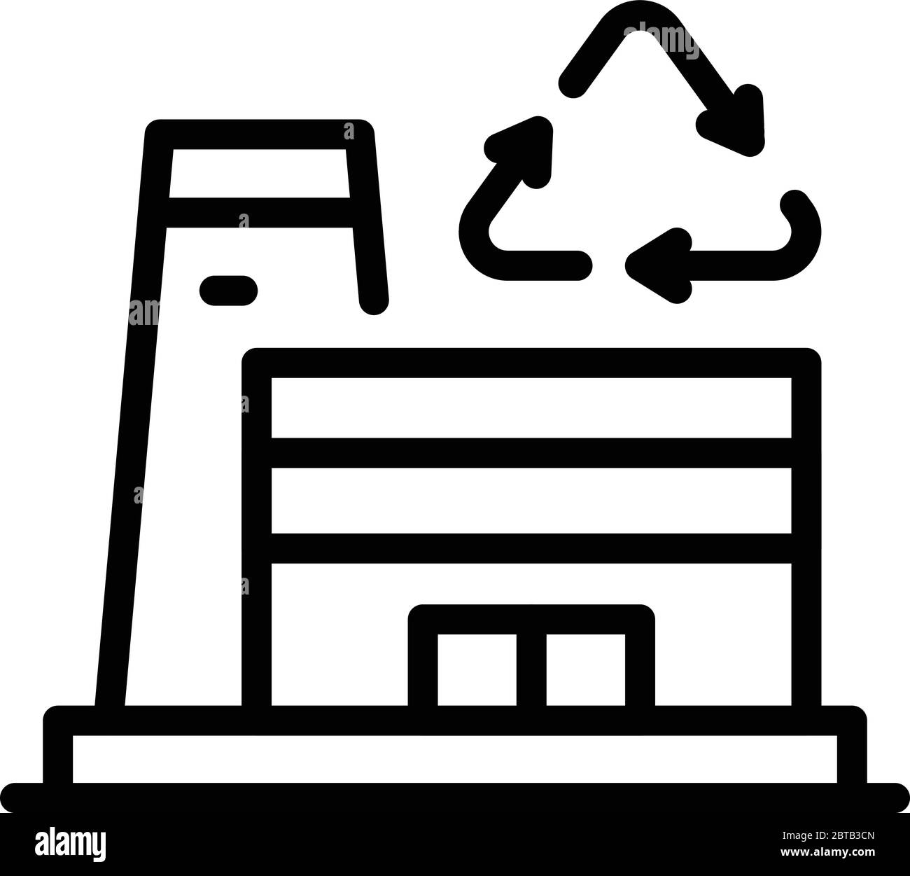 Recycling plant sorting Black and White Stock Photos & Images - Alamy