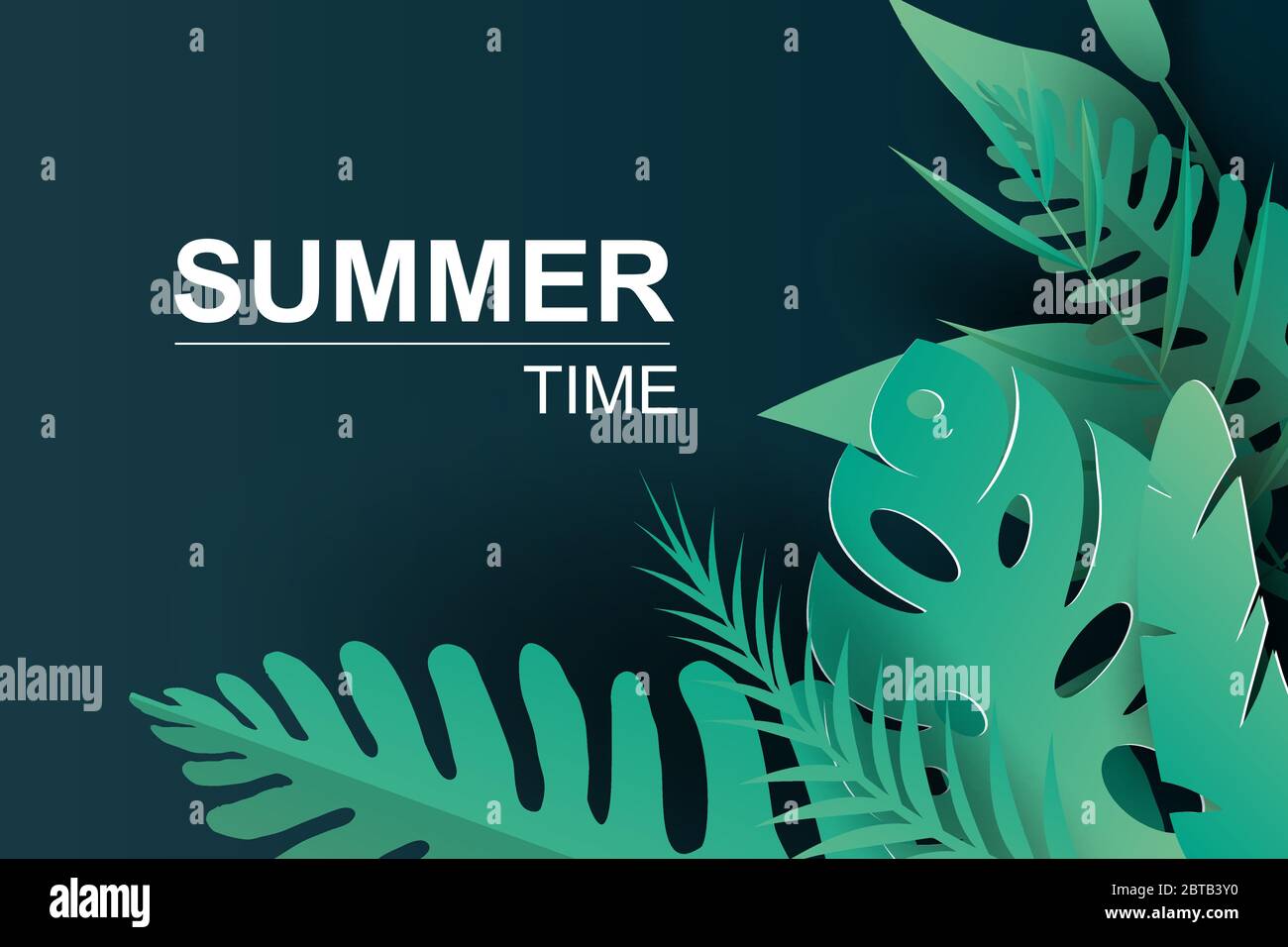 Summer Time Illustration - Design Cuts