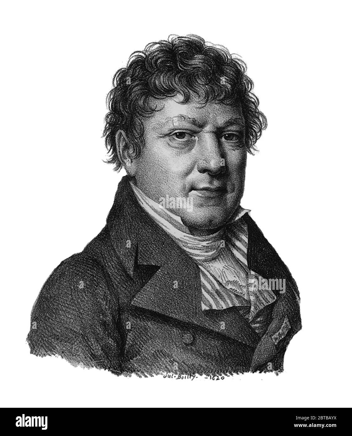 1820, FRANCE : The french mathematician and astronomer Jean-Baptiste Joseph Delambre ( 1749 - 1822 ) . Engraving by Jules Boilty .- Jean Baptiste - SCIENZA - ritratto - portrait - SCIENZIATO - SCIENZA -  SCIENCE - SCIENTIST- HISTORY -  foto storiche  - MATEMATICO - MATEMATICA - MATHEMATIC - MATHEMATICIAN  - mathematics - ASTRONOMIA - ASTRONOMY - ASTRONOMER - ASTRONOMO -  illustrazione - illustration - engraving - incisione  - colletto - collar - engraving --- ARCHIVIO GBB Stock Photo