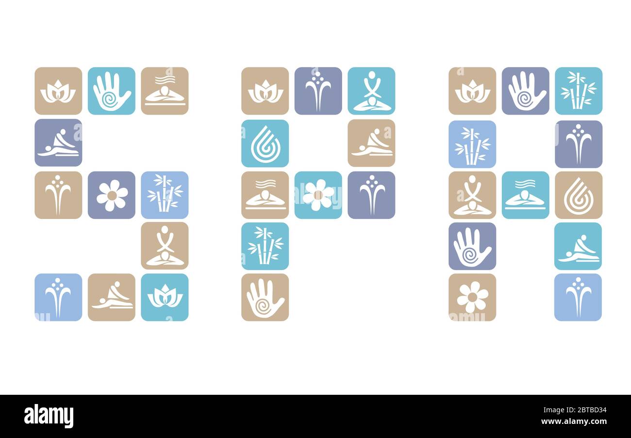 Massage vectors hi-res stock photography and images - Alamy