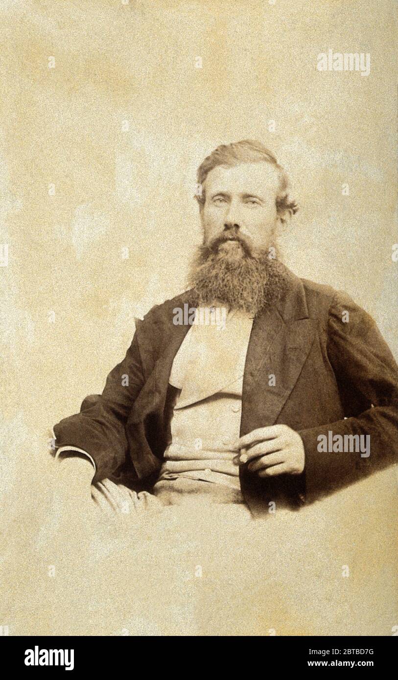 1859 ca, GREAT BRITAIN: The british explorer JOHN HANNING SPEKE ( 1827 -  1864 ). Photo by Aubrey Paul . He is most associated with the search for  the source of Nile