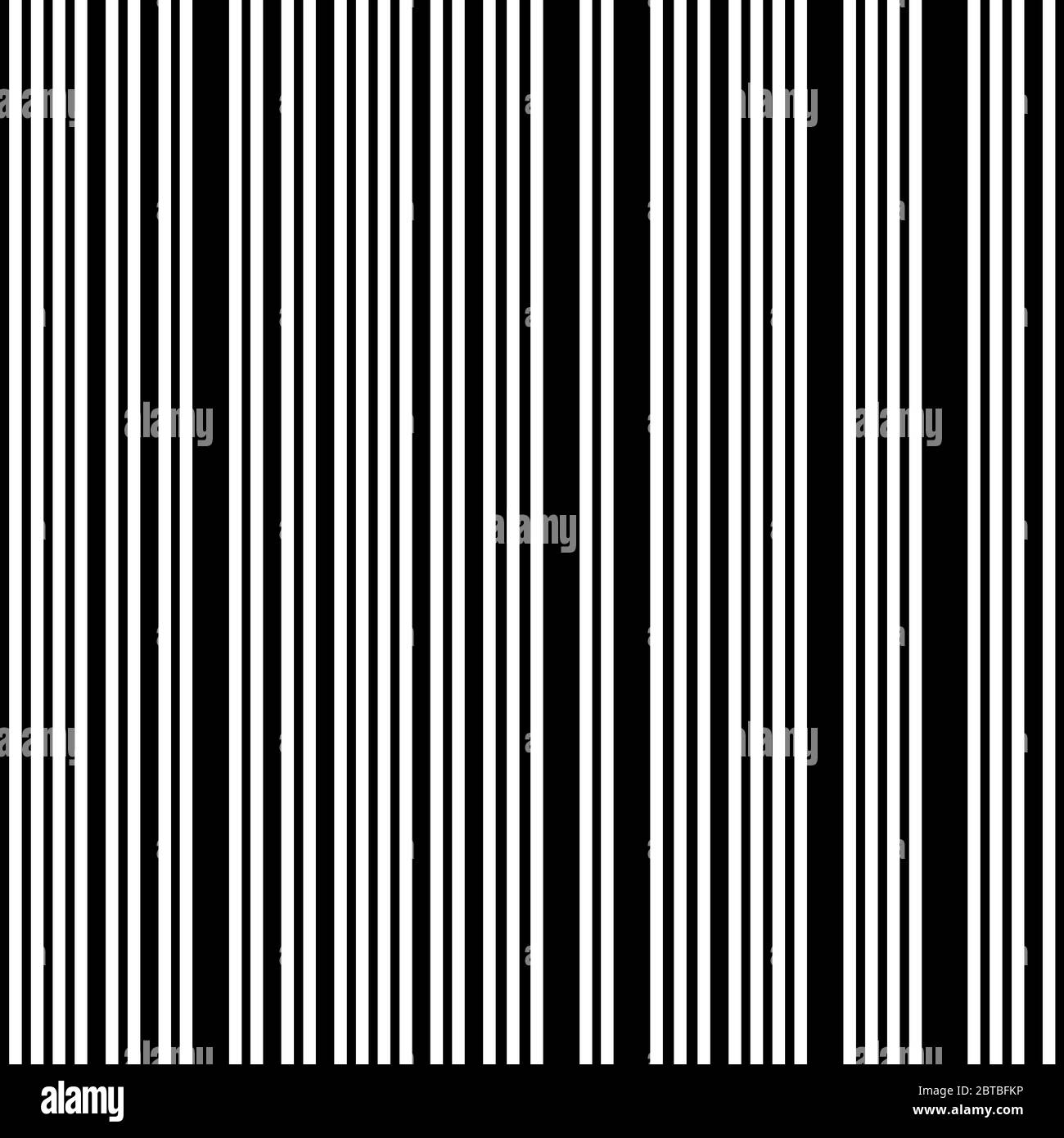 Black and white vertical stripes abstract background. Seamless pattern