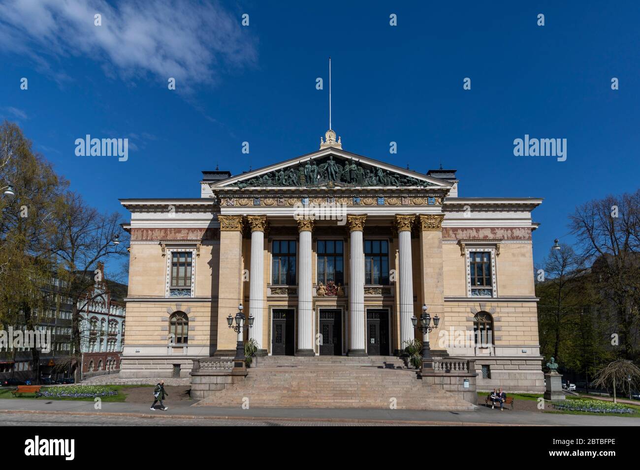 House of the Estates is a historical government building in heart of Helsinki, Finland. Building is a venue for governmental meetings. Stock Photo