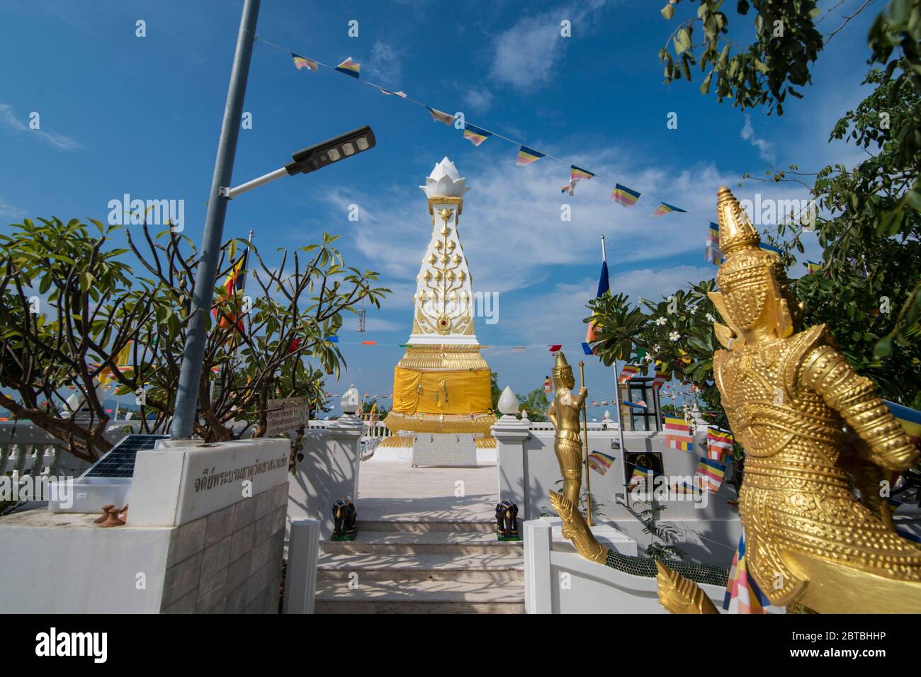 the Wat Tham Khao Tao on the Golf of Thailand south the Town of Hua Hin ...