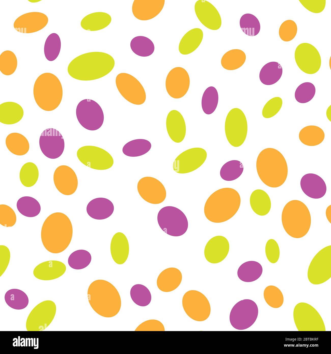 Bright Colorful Abstract Seamless Pattern with spots. Vector Endless Background. Holiday Illustration. surface pattern design Stock Vector